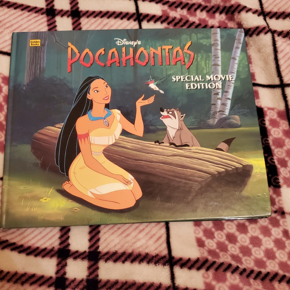 Pocahontas hardcover book golden book 📖